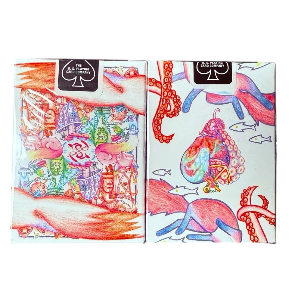Red Fox V 1 & V2 - Playing Cards - Lot Of 2 Decks Brand New Sealed